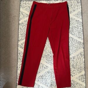 Red and Black Men's Pants